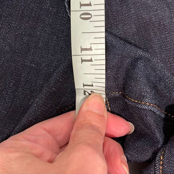 Lands End Womens Denim Double Button Straight Jeans Blue Size 20W NWT - Picture 9 of 10